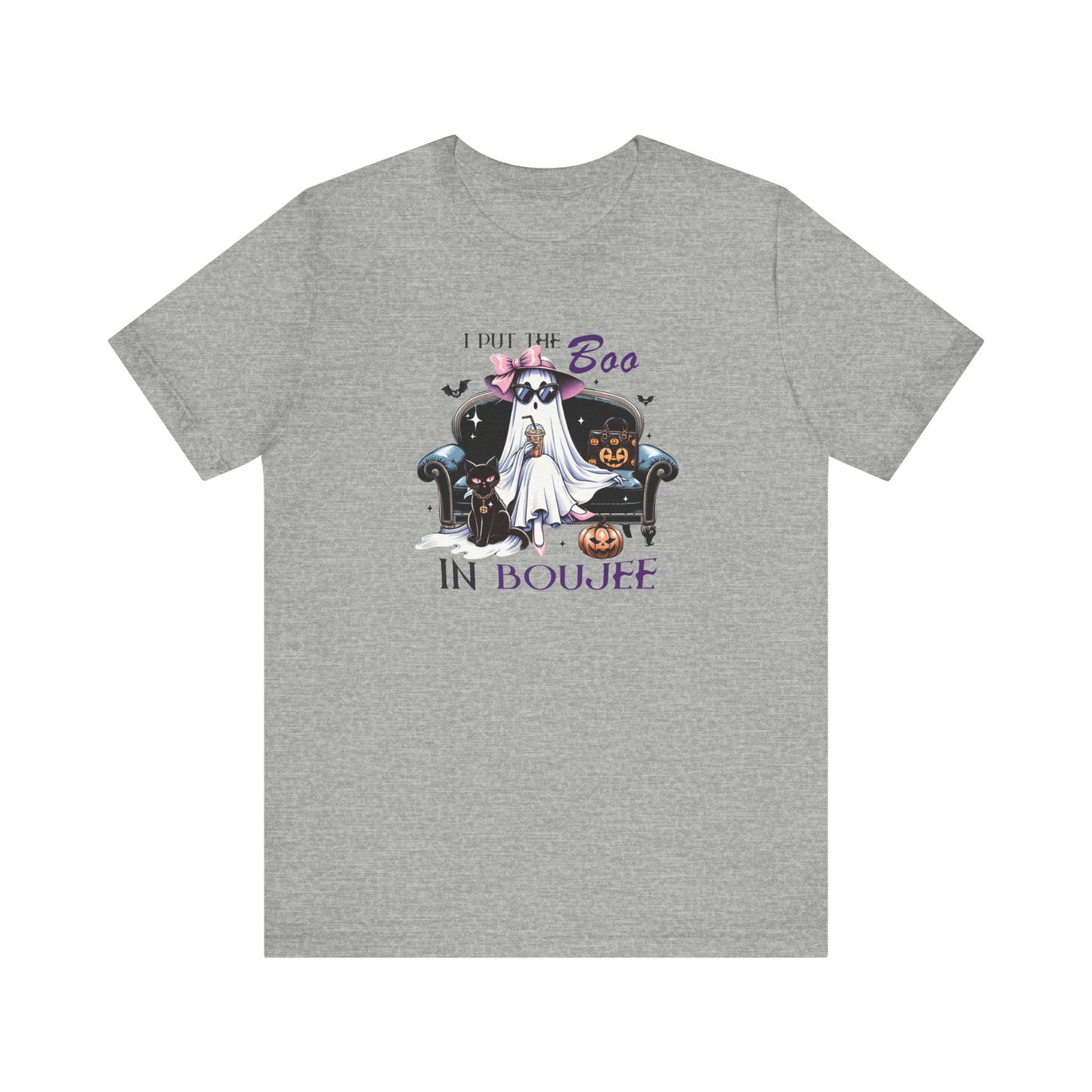 Boujee Ghost Halloween Shirt - I Put the Boo in Boujee Tee