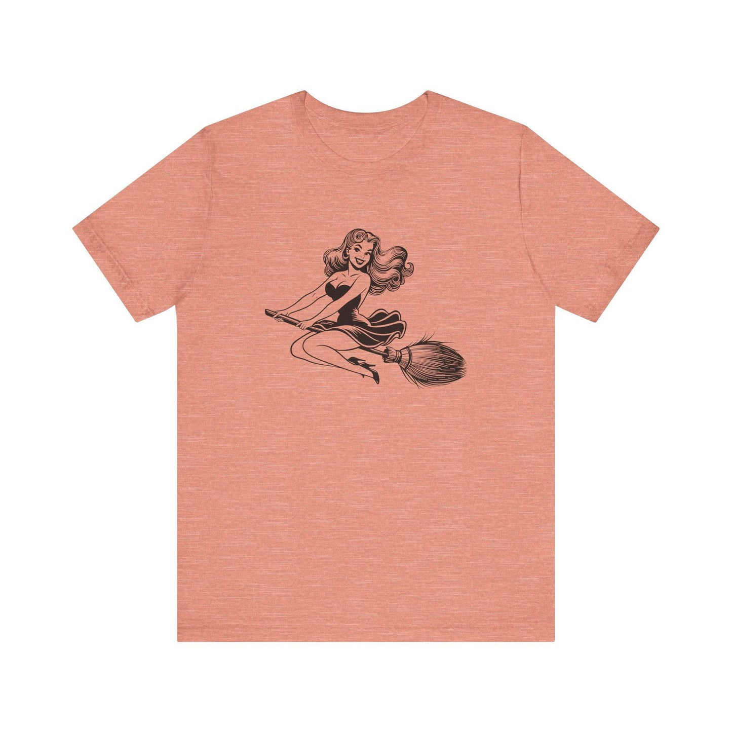 Witch Silhouette Halloween T-Shirt - Goateez Style