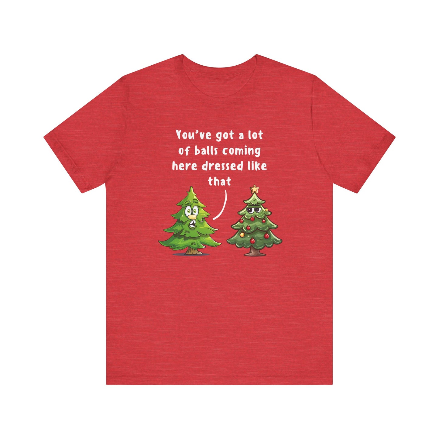 Funny Christmas Tree Shirt | Holiday Humor Party Tee - Goateez Style
