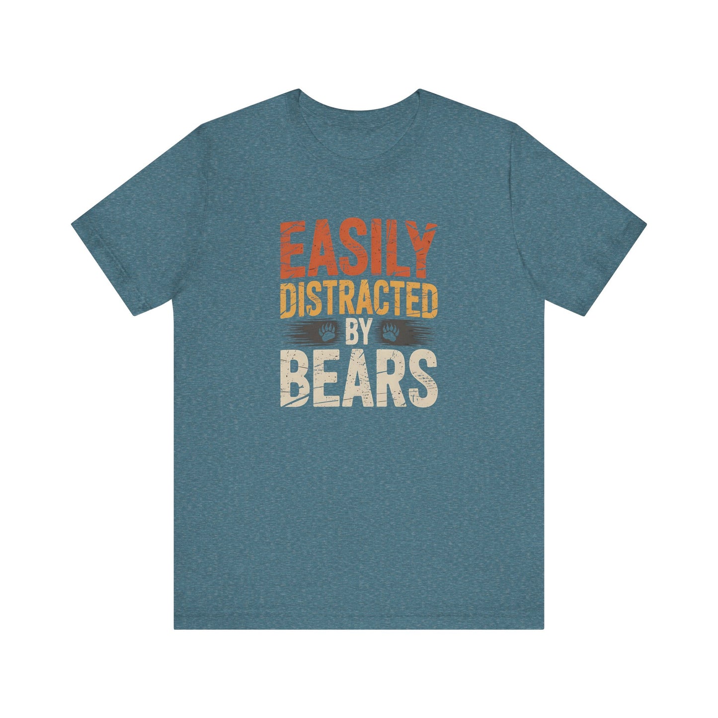Easily Distracted By Bears Shirt - Funny LGBTQ Bear Tee