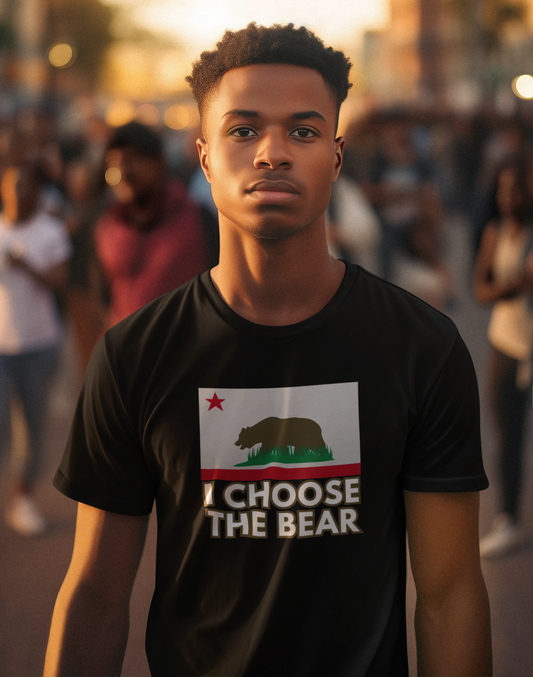 I Choose the Bear Protest Tee - California Pride Shirt - Goateez Style