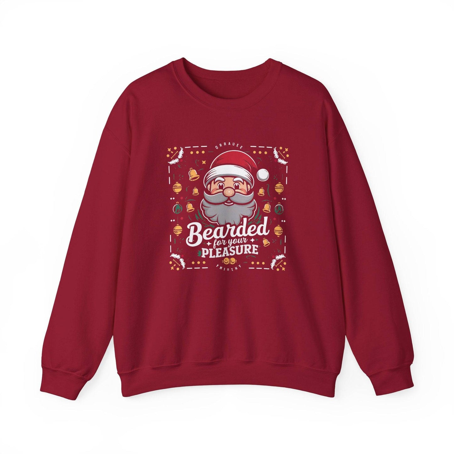 Bearded for Your Pleasure Funny Santa Christmas Sweatshirt - Goateez Style