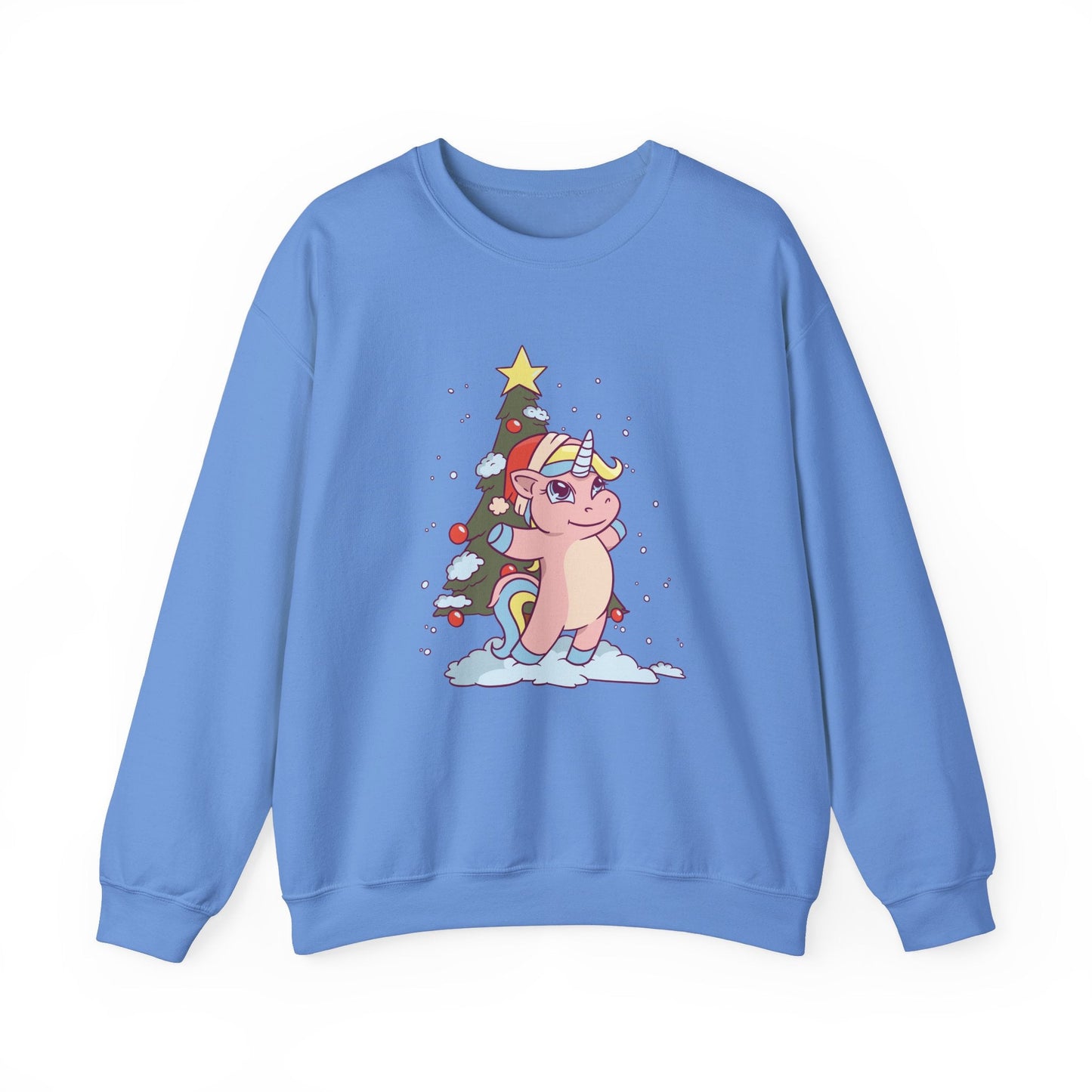Christmas Unicorn Sweatshirt - Cute and Festive Holiday Magic - Goateez Style