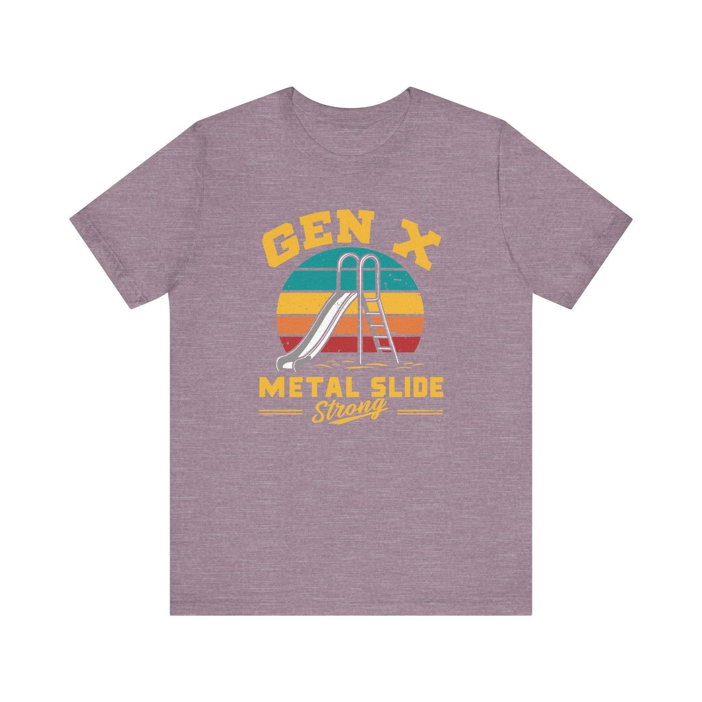 Gen X Metal Slide Strong T-Shirt - Funny Nostalgic Retro Tee - Goateez Style