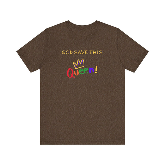 God Save This Queen T-Shirt - Rainbow Pride Tee - Goateez Style