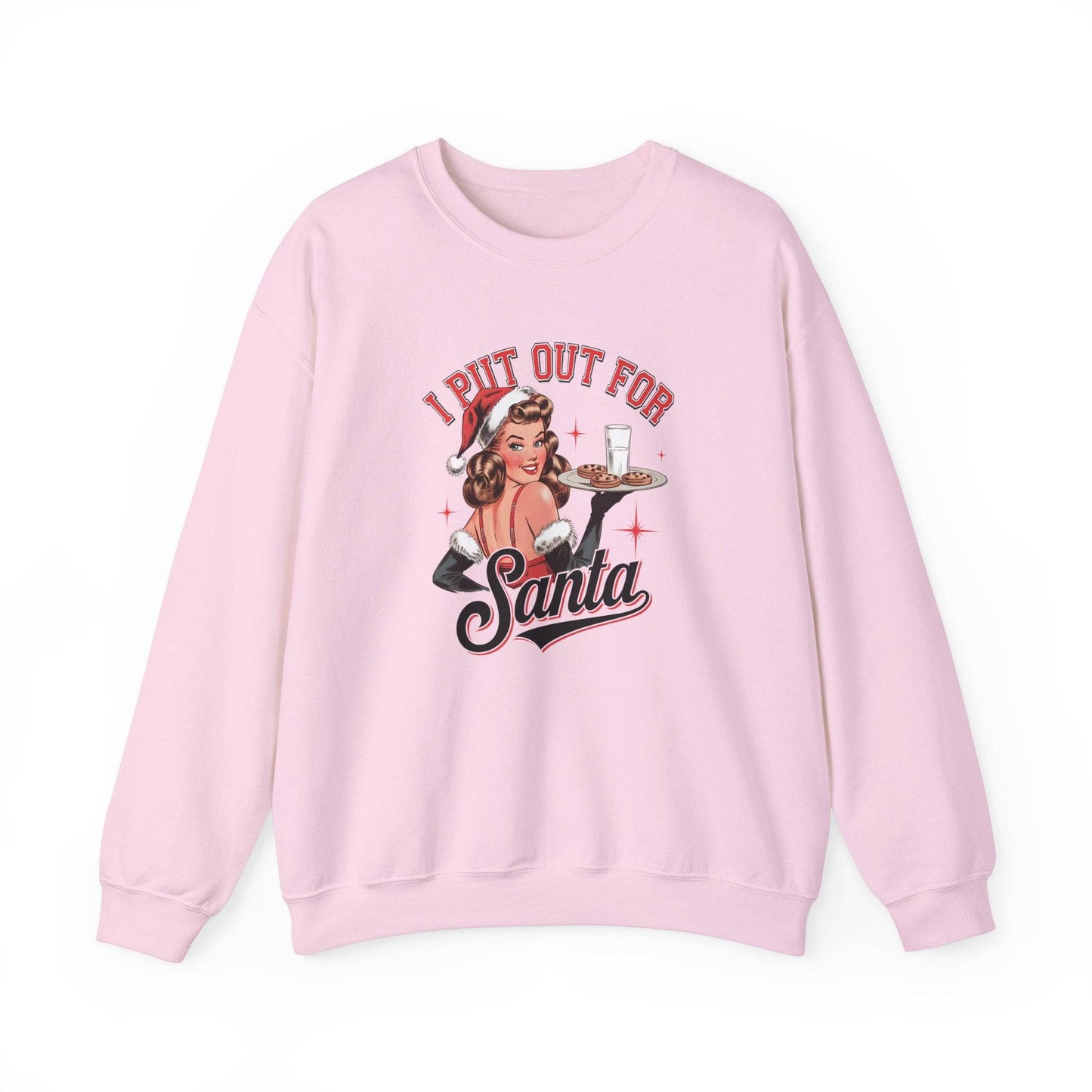 I Put Out for Santa Funny Christmas Sweatshirt - Goateez Style