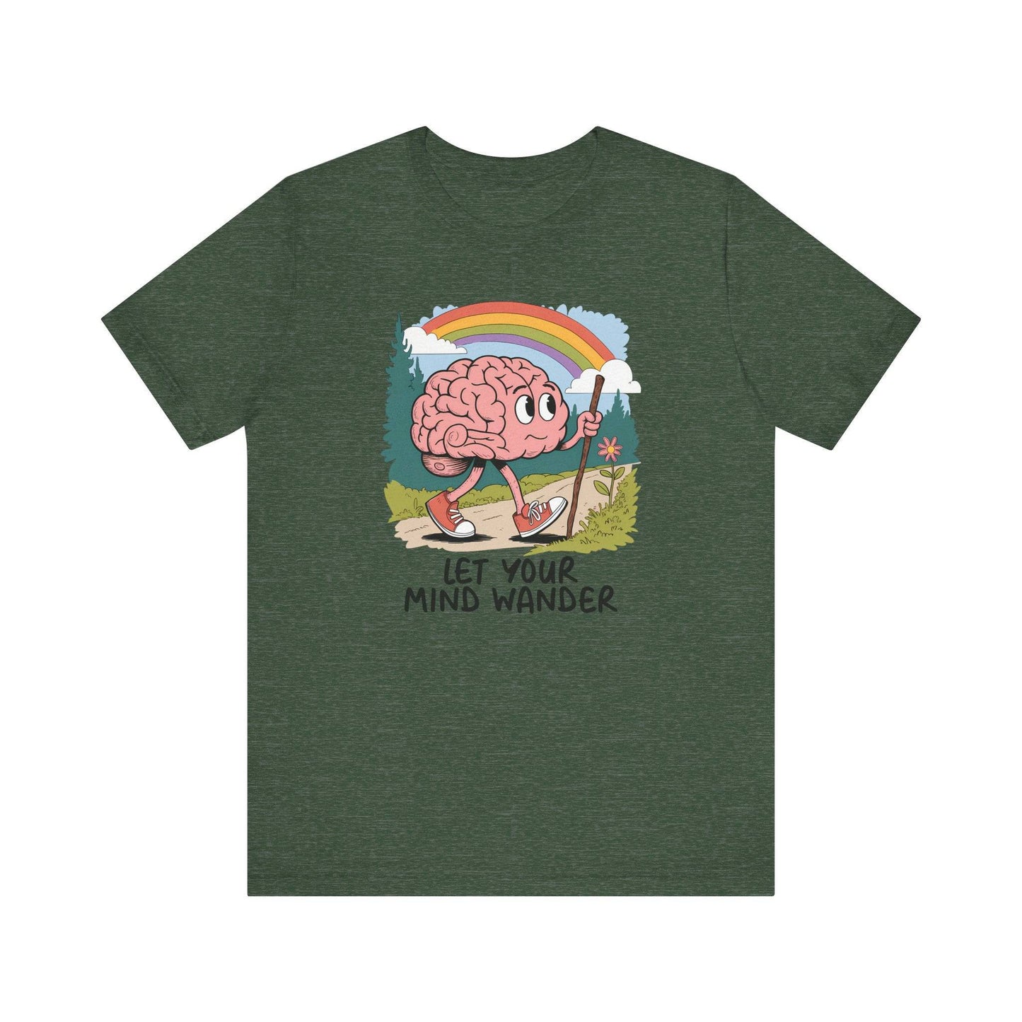 Let Your Mind Wander T-Shirt - Funny Pun Graphic Tee - Goateez Style