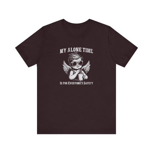 My Alone Time Angel T-Shirt - Funny Angelic Tee - Goateez Style
