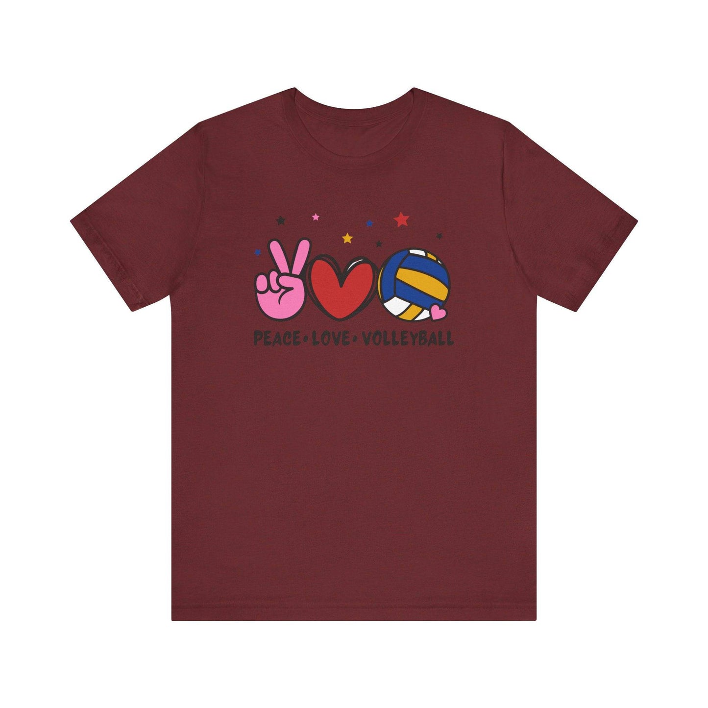 Peace Love Volleyball T-Shirt - Goateez Style