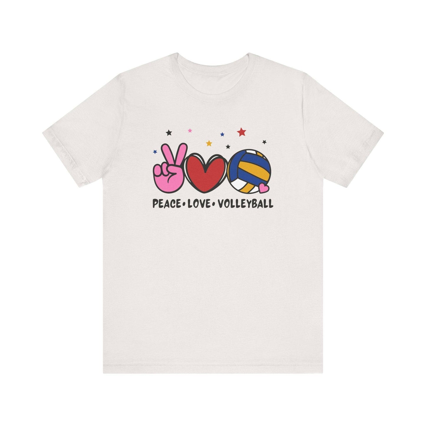 Peace Love Volleyball T-Shirt - Goateez Style