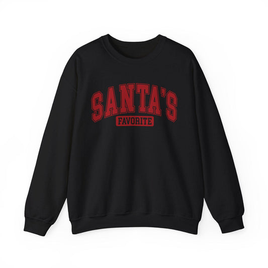 Santa's Favorite Christmas Sweatshirt - Holiday Humor - Goateez Style