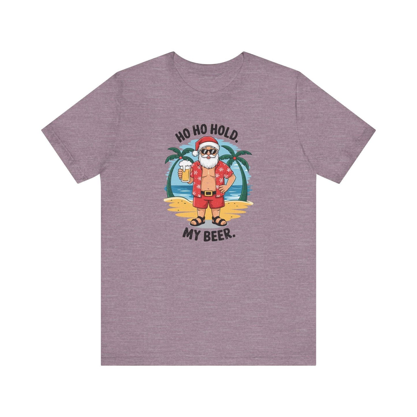 Tropical Santa T-Shirt - Funny Christmas Vacation Design - Beach Holiday Tee - Goateez Style