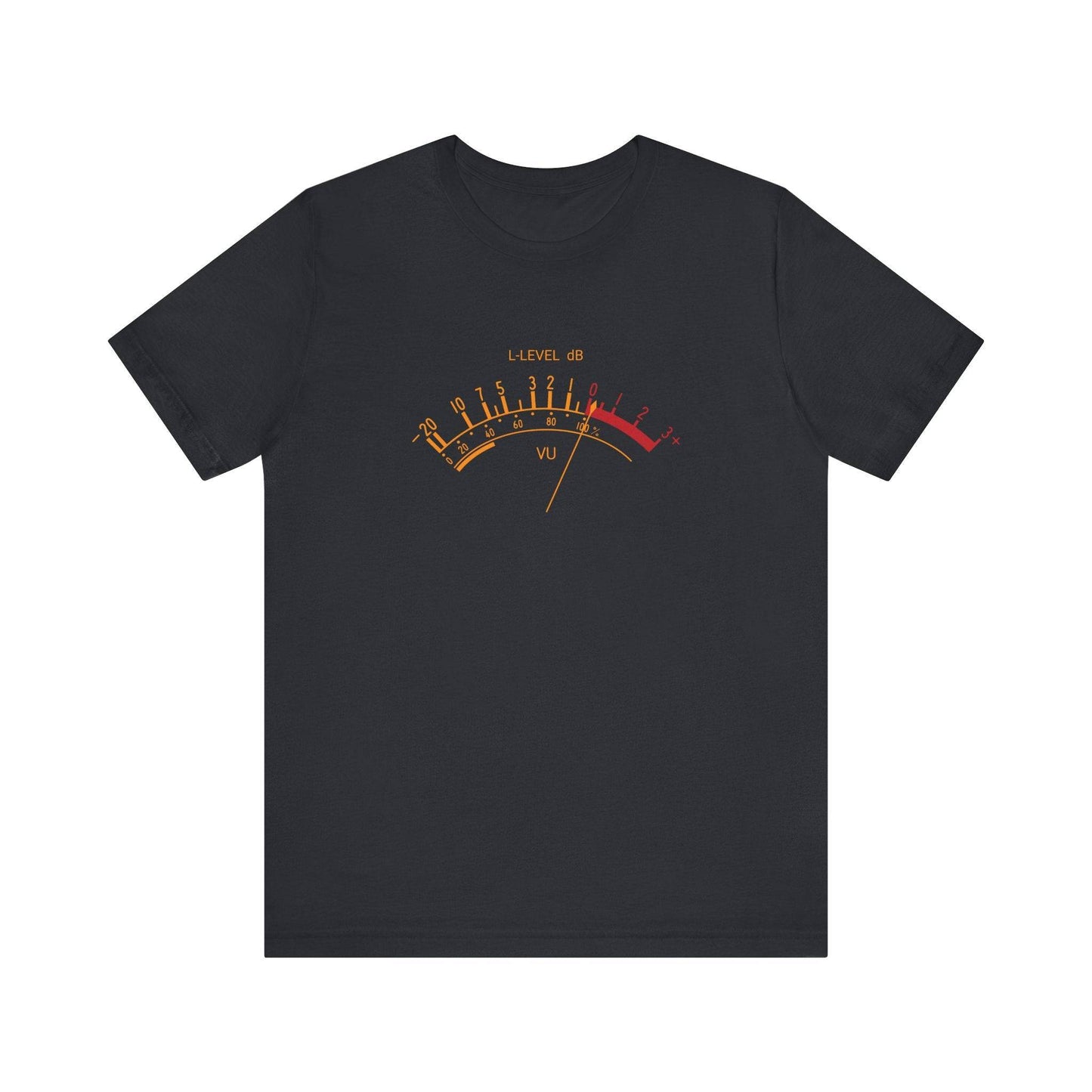 Vintage VU Meter T-Shirt Audio Levels Music Design - Goateez Style