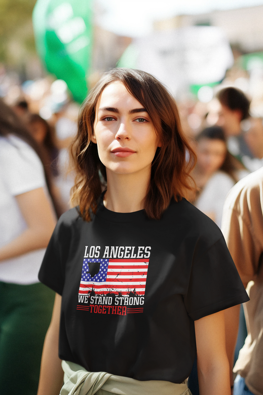 Los Angeles We Stand Strong Protest Tee - Goateez Style