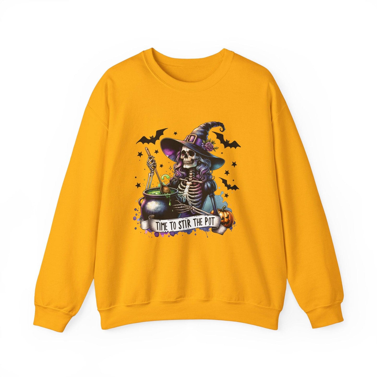 Time to Stir the Pot Halloween Sweatshirt - Goateez Style