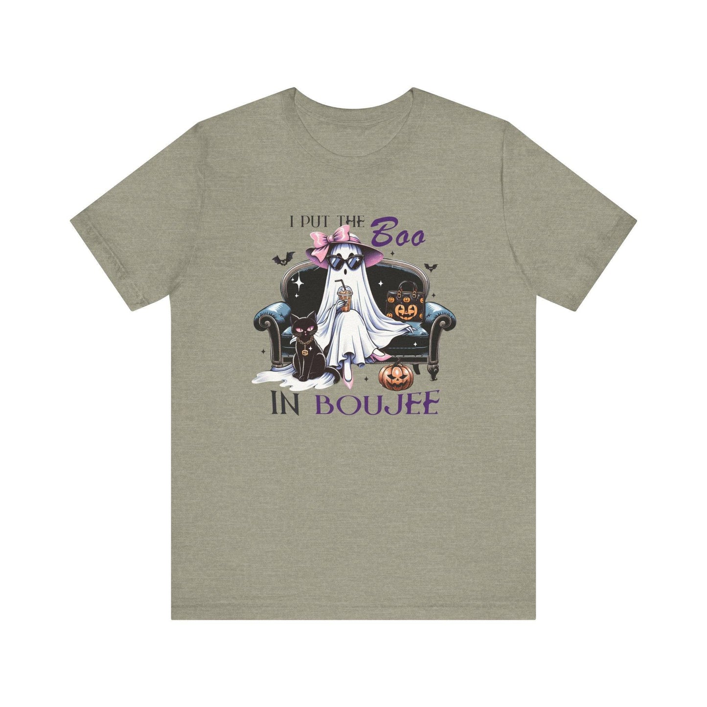 Boujee Ghost Halloween Shirt - I Put the Boo in Boujee Tee - Goateez Style