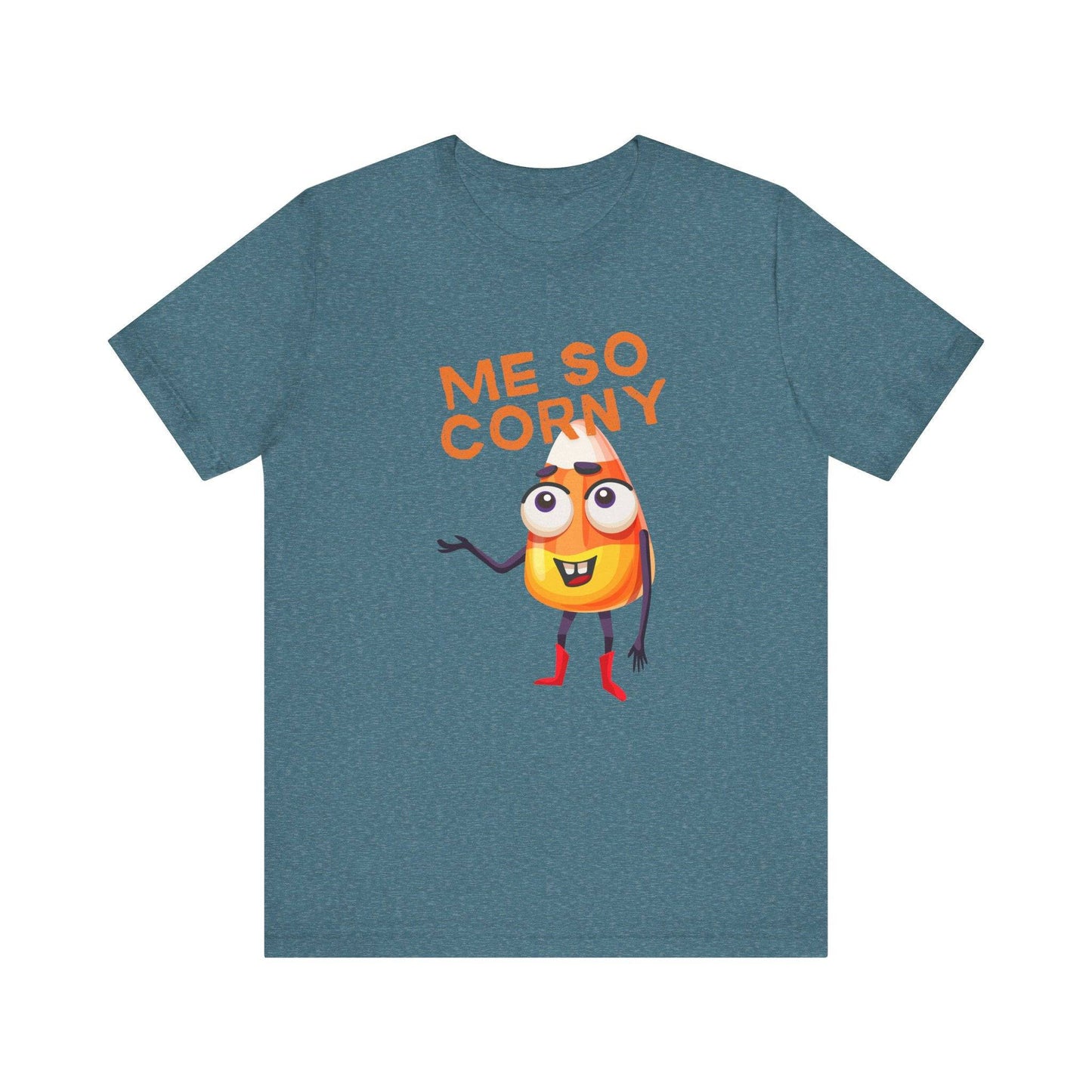 Me So Corny Funny Adult Humor T-Shirt - Sexy Candy Corn Innuendo Tee - Goateez Style