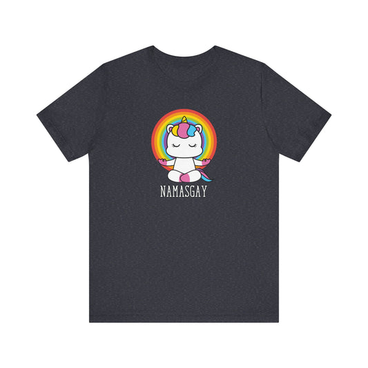 Namasgay Unicorn Tee – Fun LGBTQ Pride T-Shirt - Goateez Style
