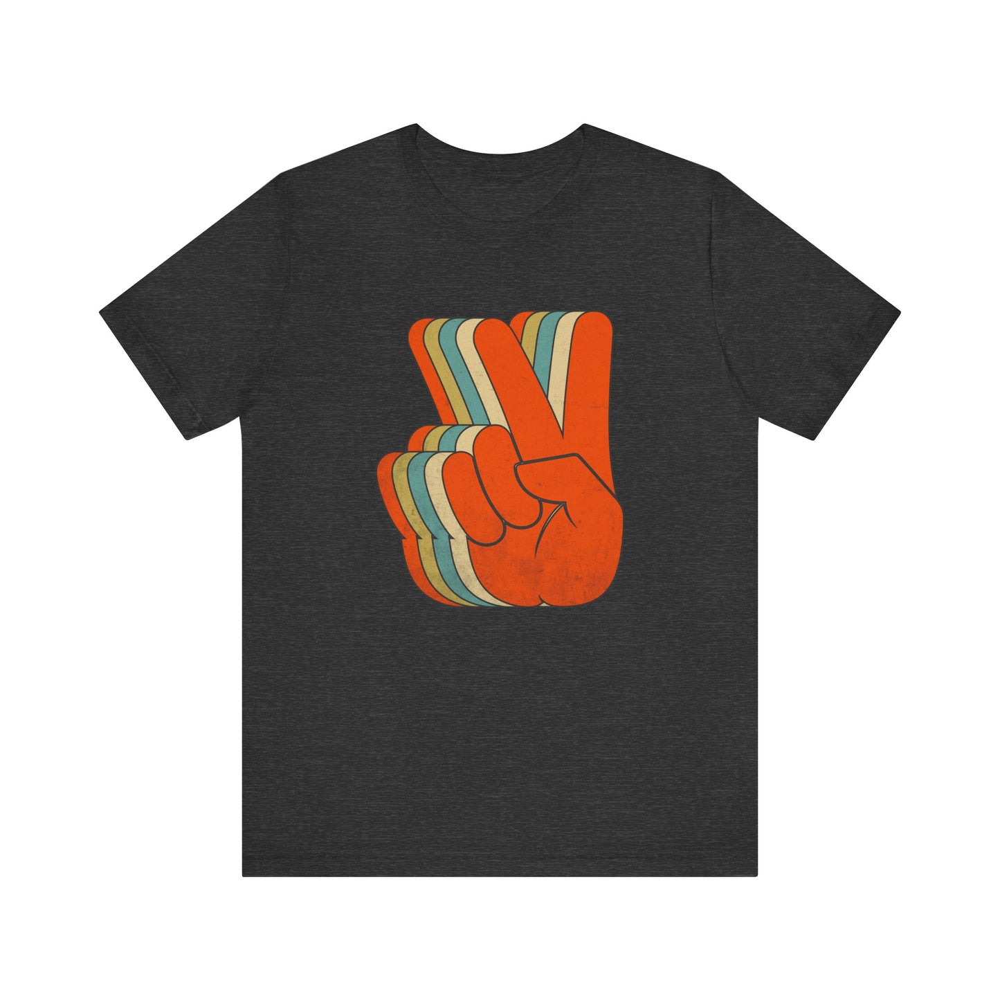 Retro Peace Sign T-Shirt - Vintage 60's & 70's Hippie Vibes