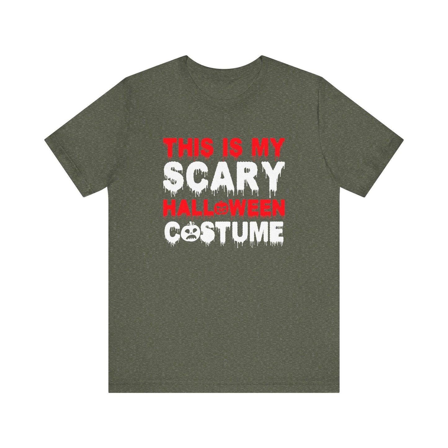 This Is My Scary Halloween Costume T-Shirt - Funny Last-Minute Costume Design - Goateez Style