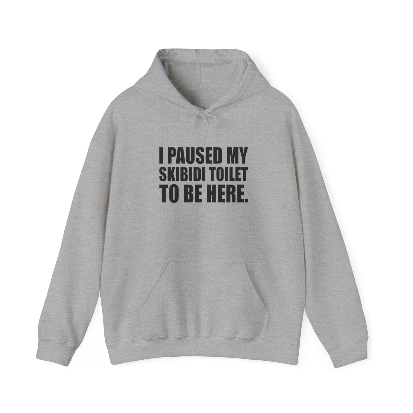 I Paused My Skibidi Toilet Hoodie - Funny Meme Hoodie