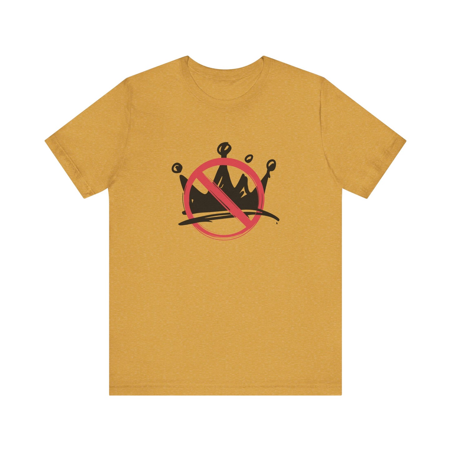 No Kings Shirt - Anti Authoritarian Protest Graphic Tee - Goateez Style