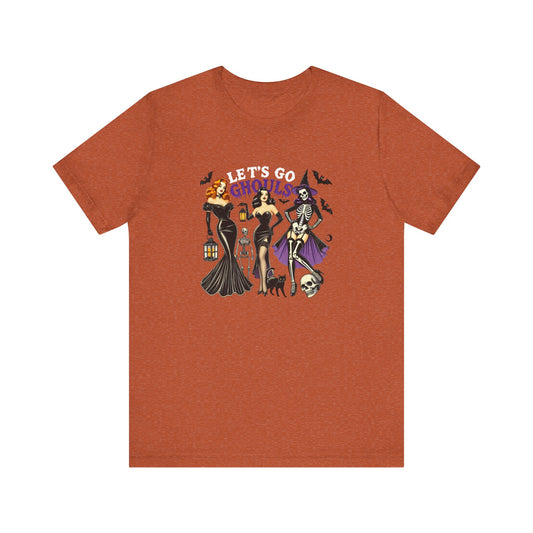 Let's Go Ghouls Halloween T-Shirt - Goateez Style
