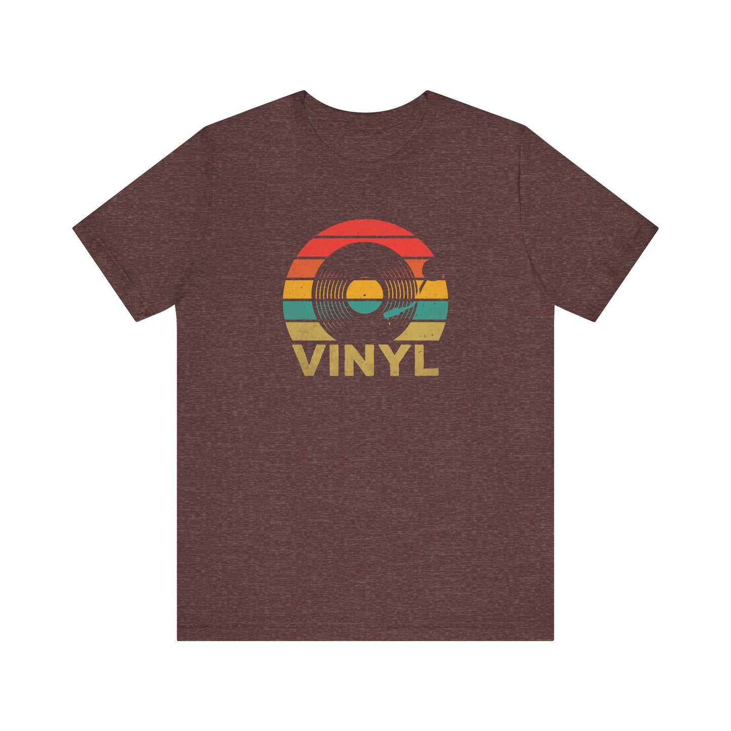 Retro Vinyl Record T-Shirt - Vintage Music Lover Tee