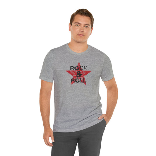 Rock & Roll Skull Star - Vintage Music T-Shirt