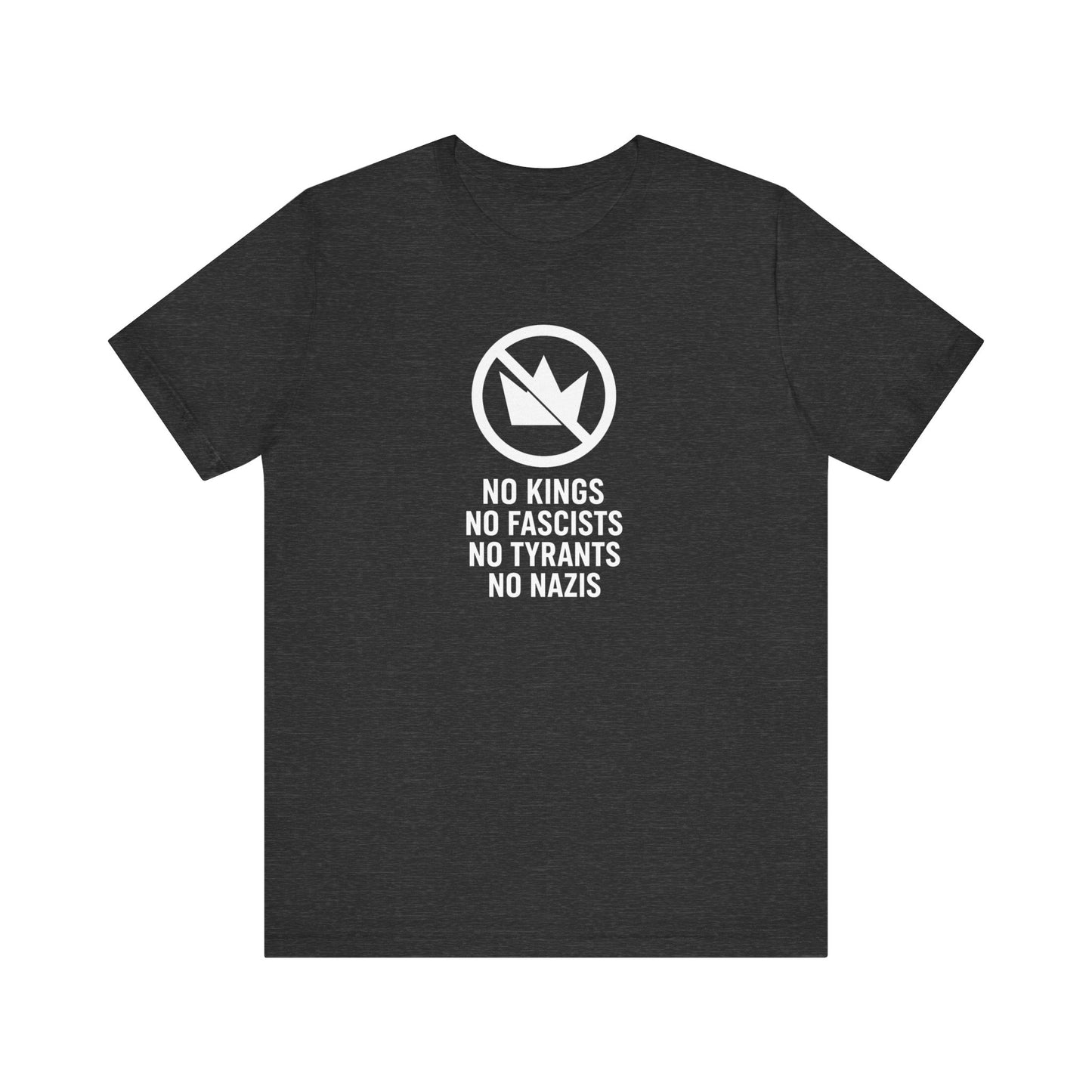 No Kings No Fascists Shirt - Anti Tyrant Protest Tee