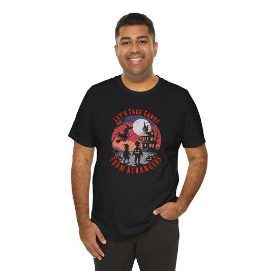 Let's Take Candy from Strangers Shirt - Funny Halloween T-Shirt - Goateez Style