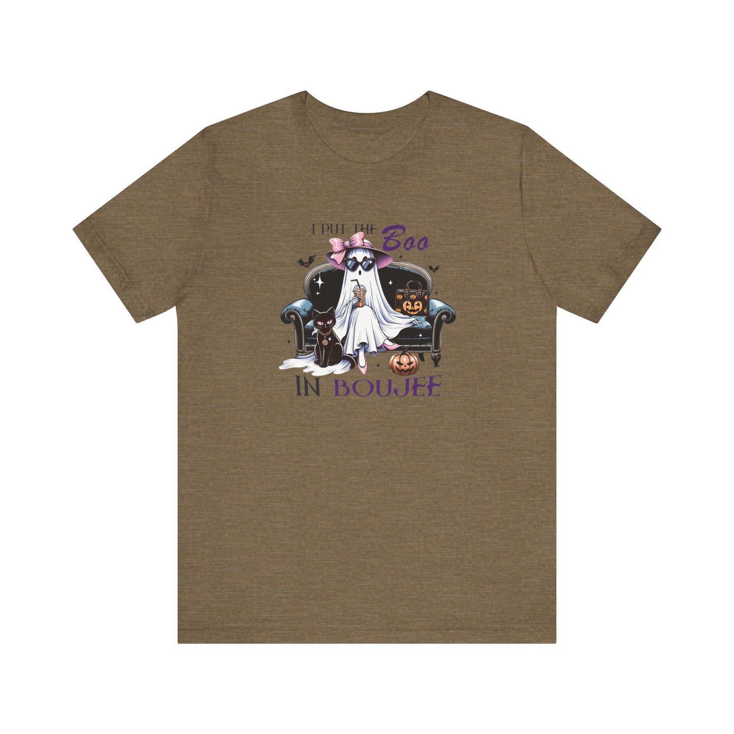Boujee Ghost Halloween Shirt - I Put the Boo in Boujee Tee