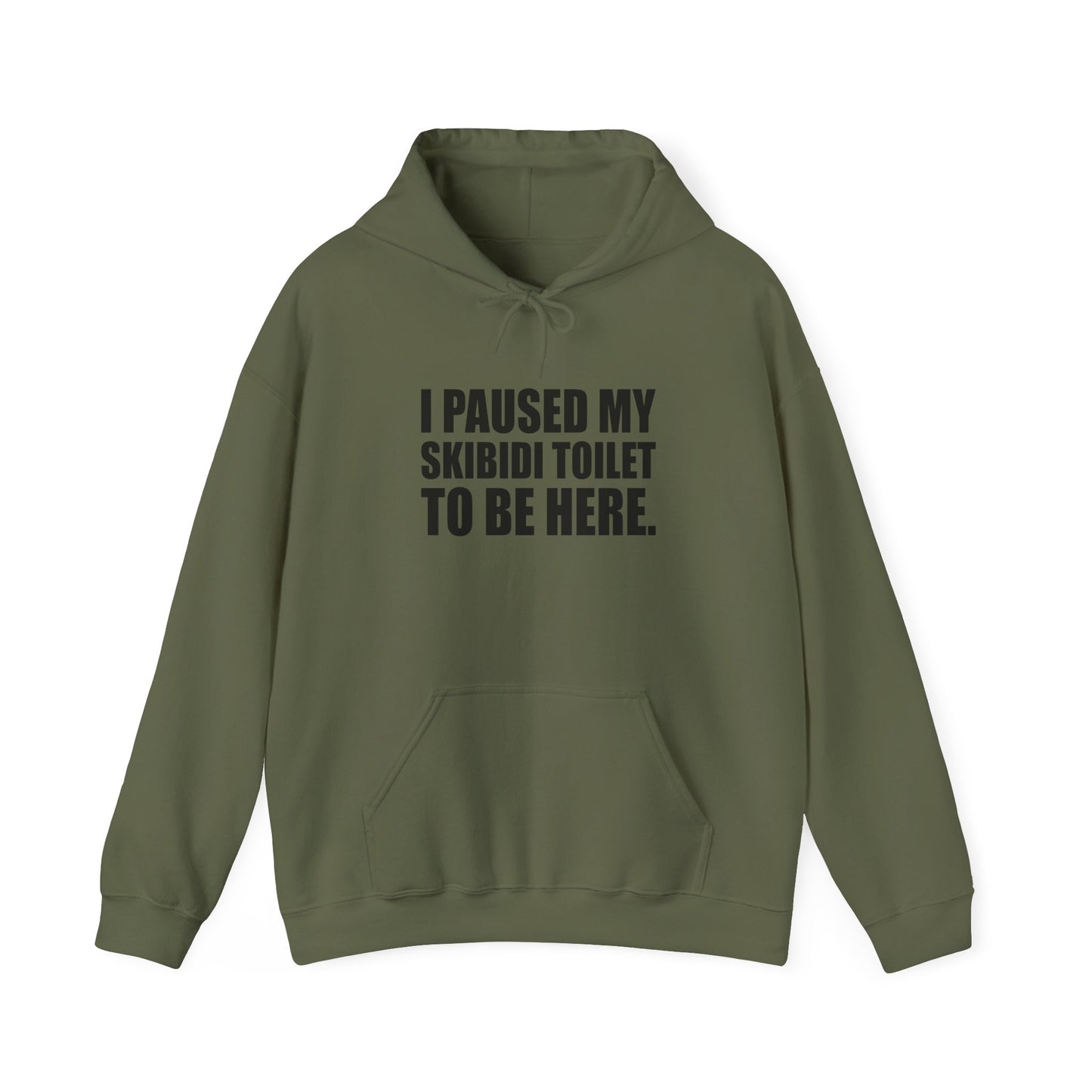 I Paused My Skibidi Toilet Hoodie - Funny Meme Hoodie