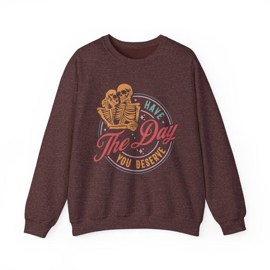 Stay Spooky Sweatshirt - Fun Halloween Smiley Design - Goateez Style
