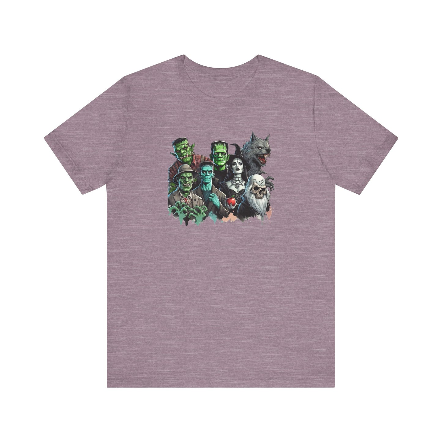 Halloween Monster Mash T-Shirt - Spooky Classic Monsters Design - Goateez Style