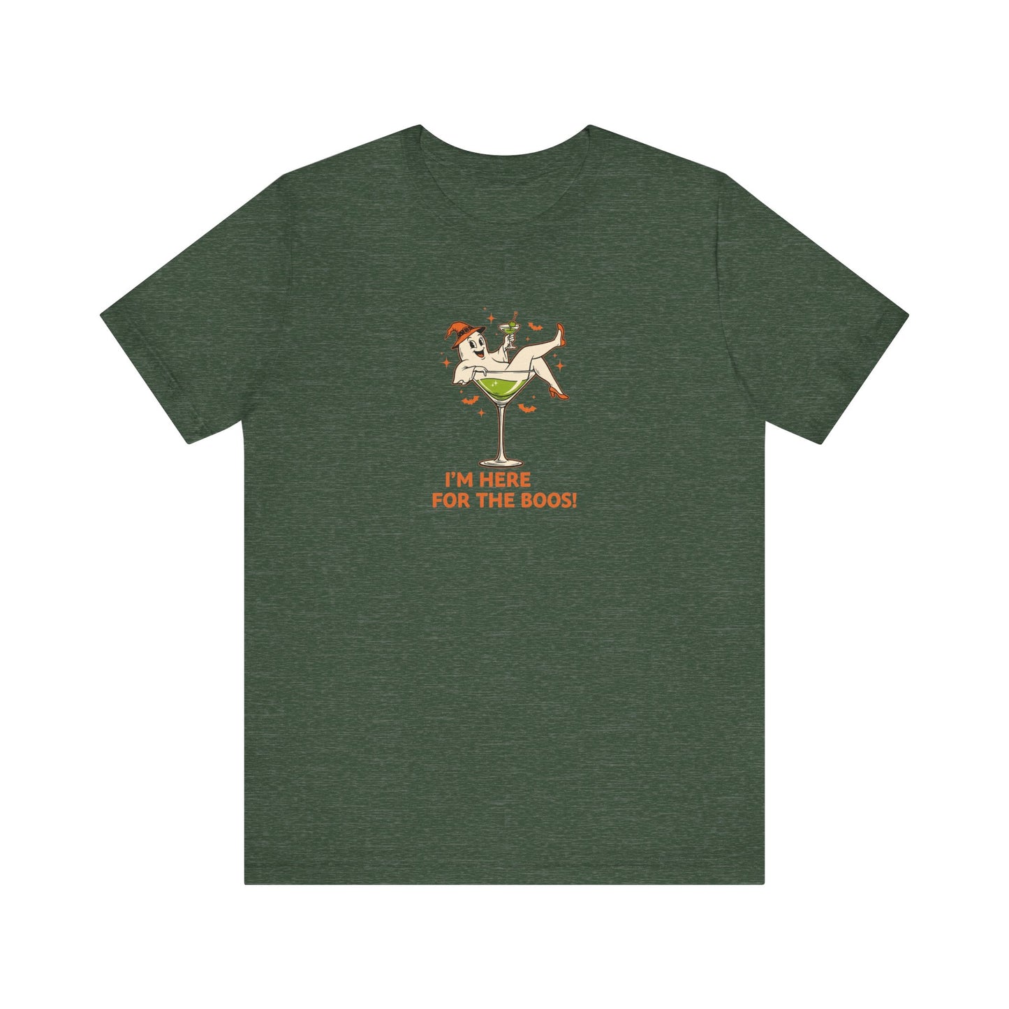 I'm Here For The Boos Shirt - Funny Halloween Drinking Tee