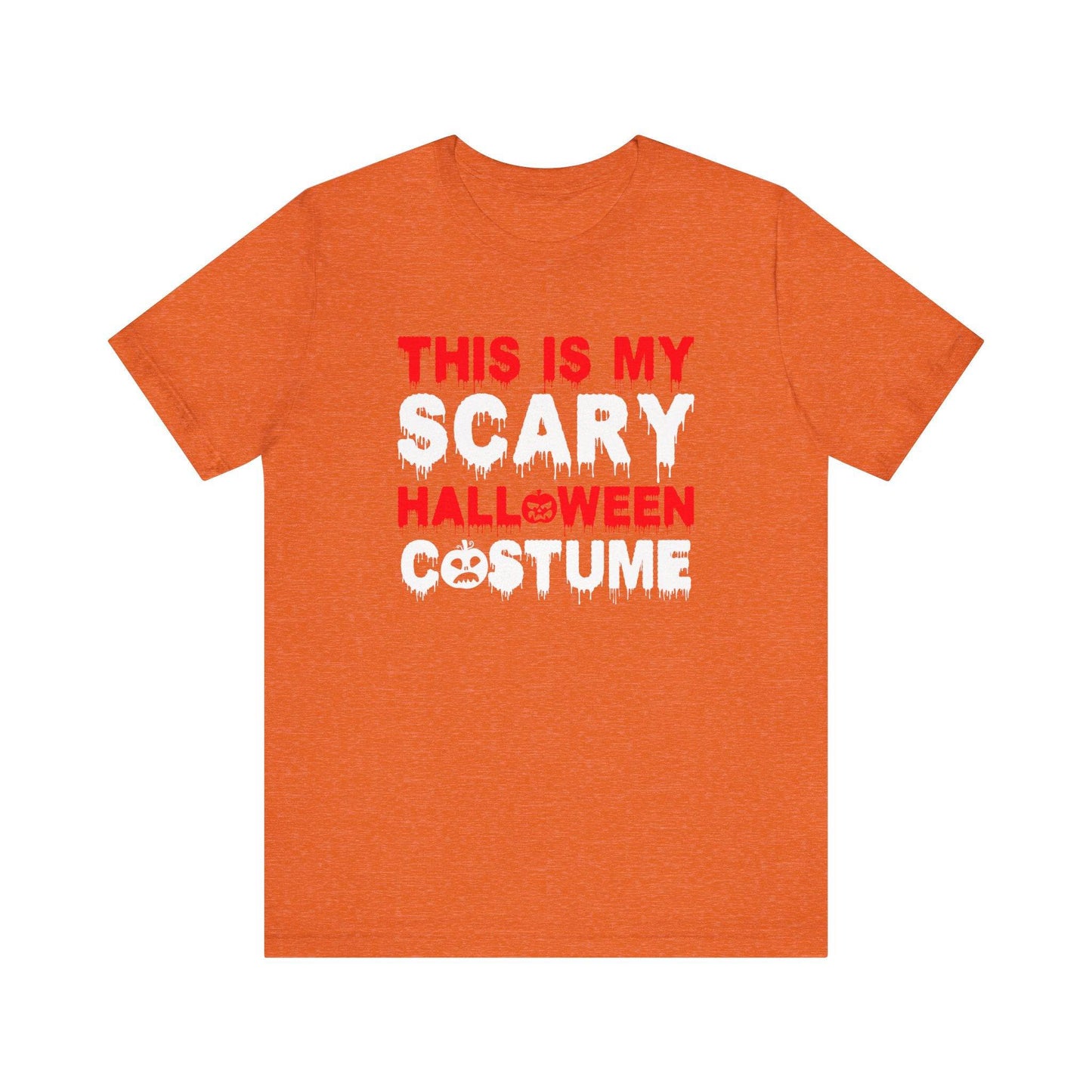 This Is My Scary Halloween Costume T-Shirt - Funny Last-Minute Costume Design - Goateez Style
