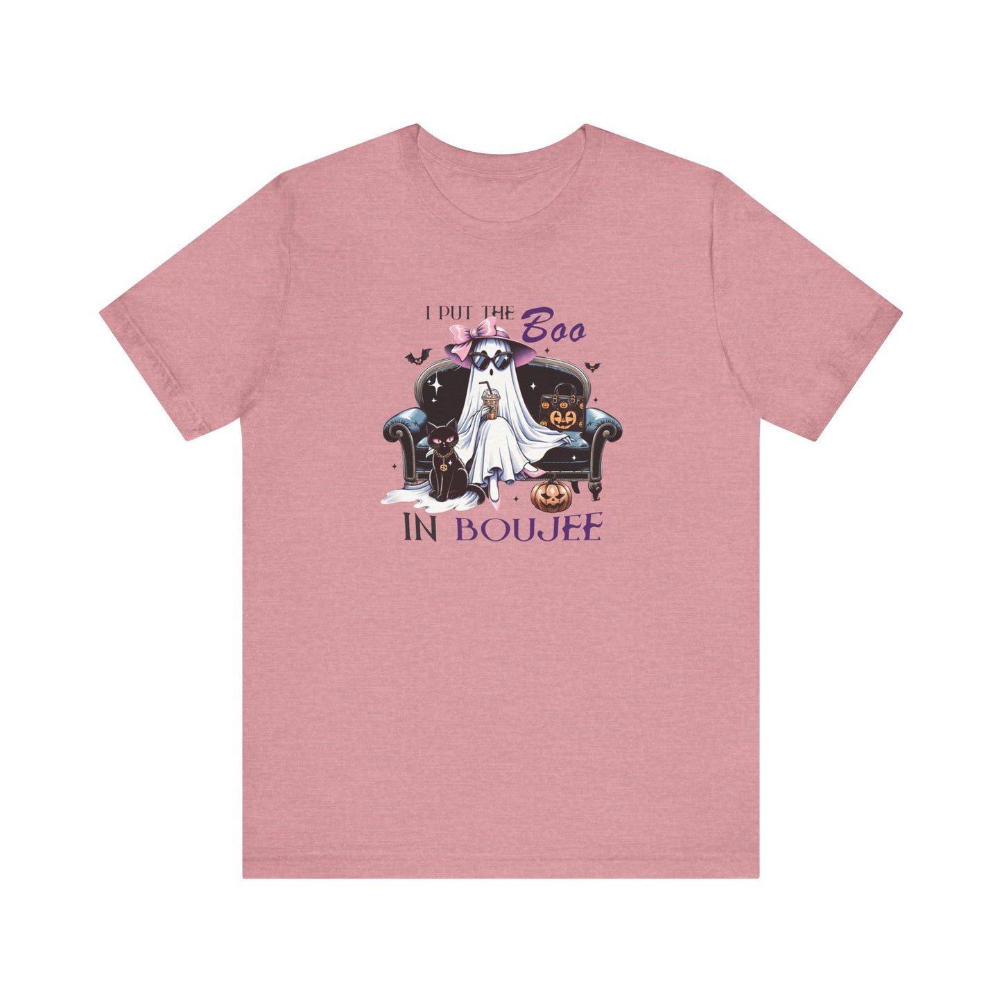 Boujee Ghost Halloween Shirt - I Put the Boo in Boujee Tee