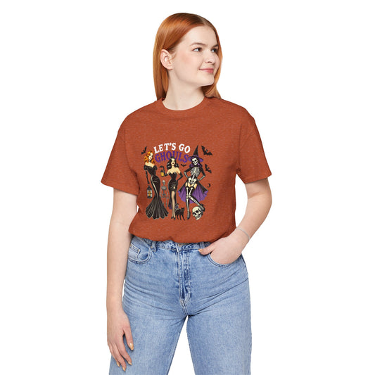Let's Go Ghouls Halloween T-Shirt - Goateez Style