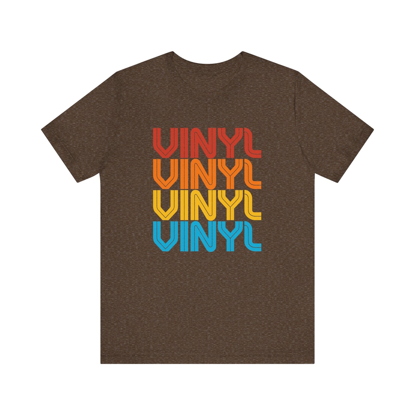 Retro Vinyl T-Shirt - Bold and Colorful Music Lover Design