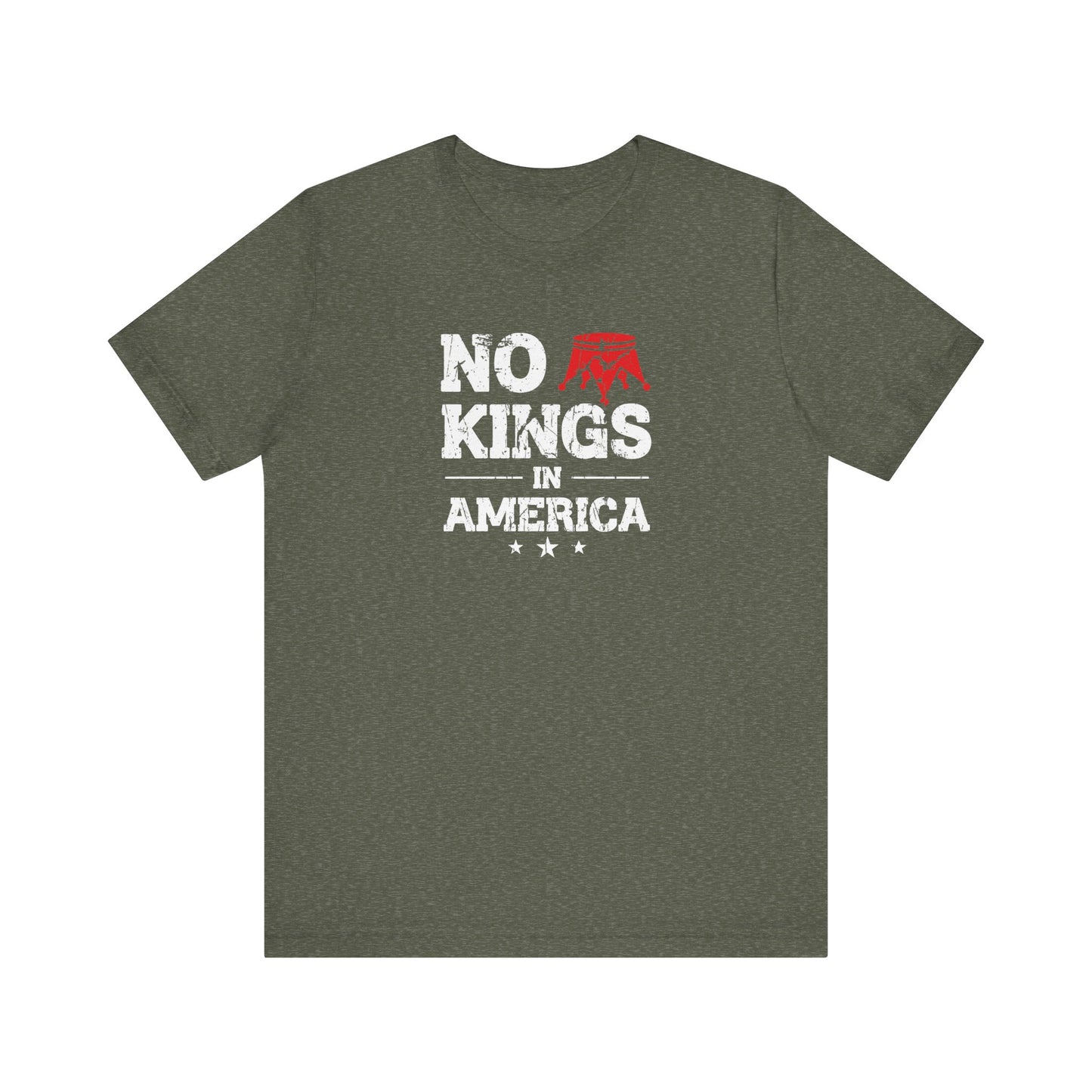 No Kings in America Shirt - Protest Patriotic Tee