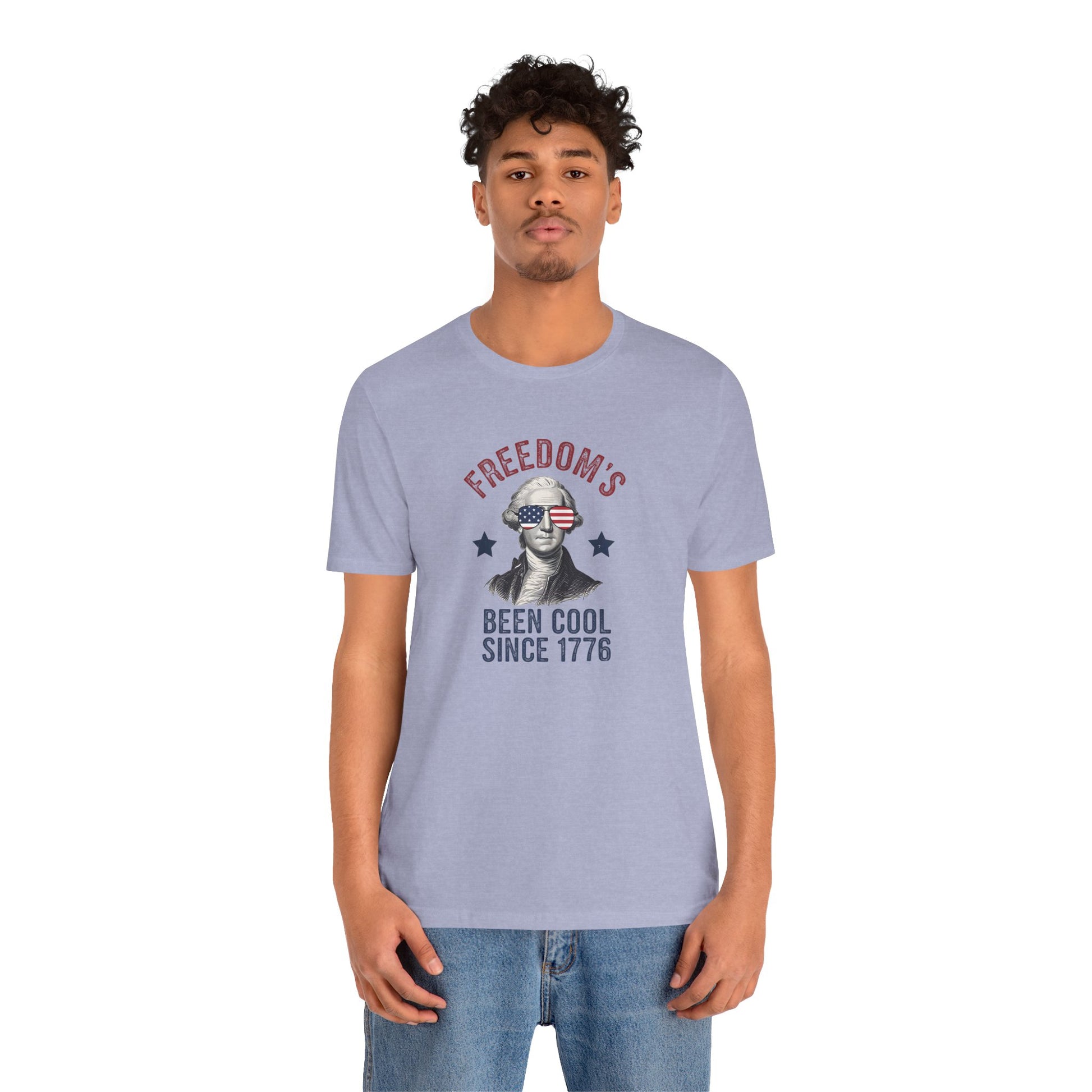 Freedom's Been Cool Since 1776 Shirt - Funny Patriotic 4th of July Tee - Goateez Style