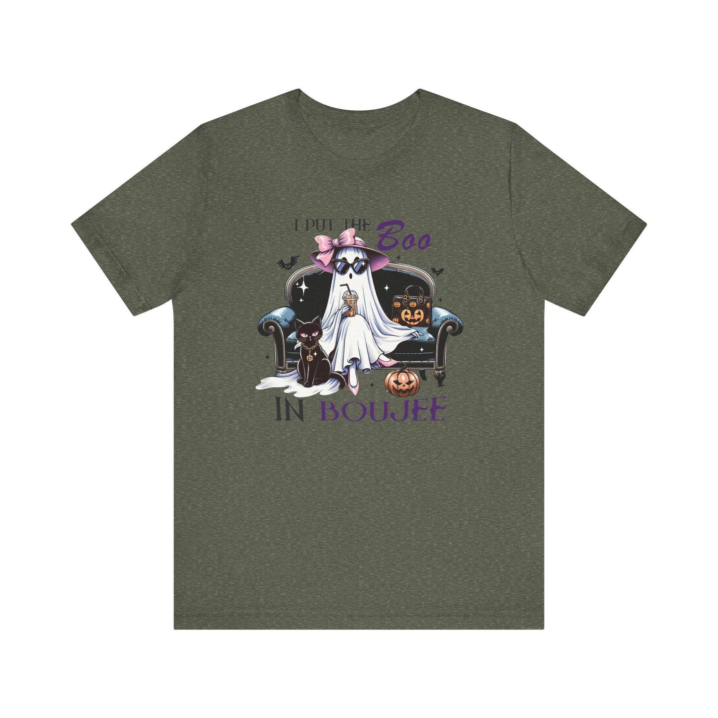 Boujee Ghost Halloween Shirt - I Put the Boo in Boujee Tee - Goateez Style