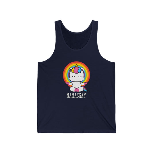 Namasgay Unicorn Tank Top – Fun LGBTQ Pride Shirt
