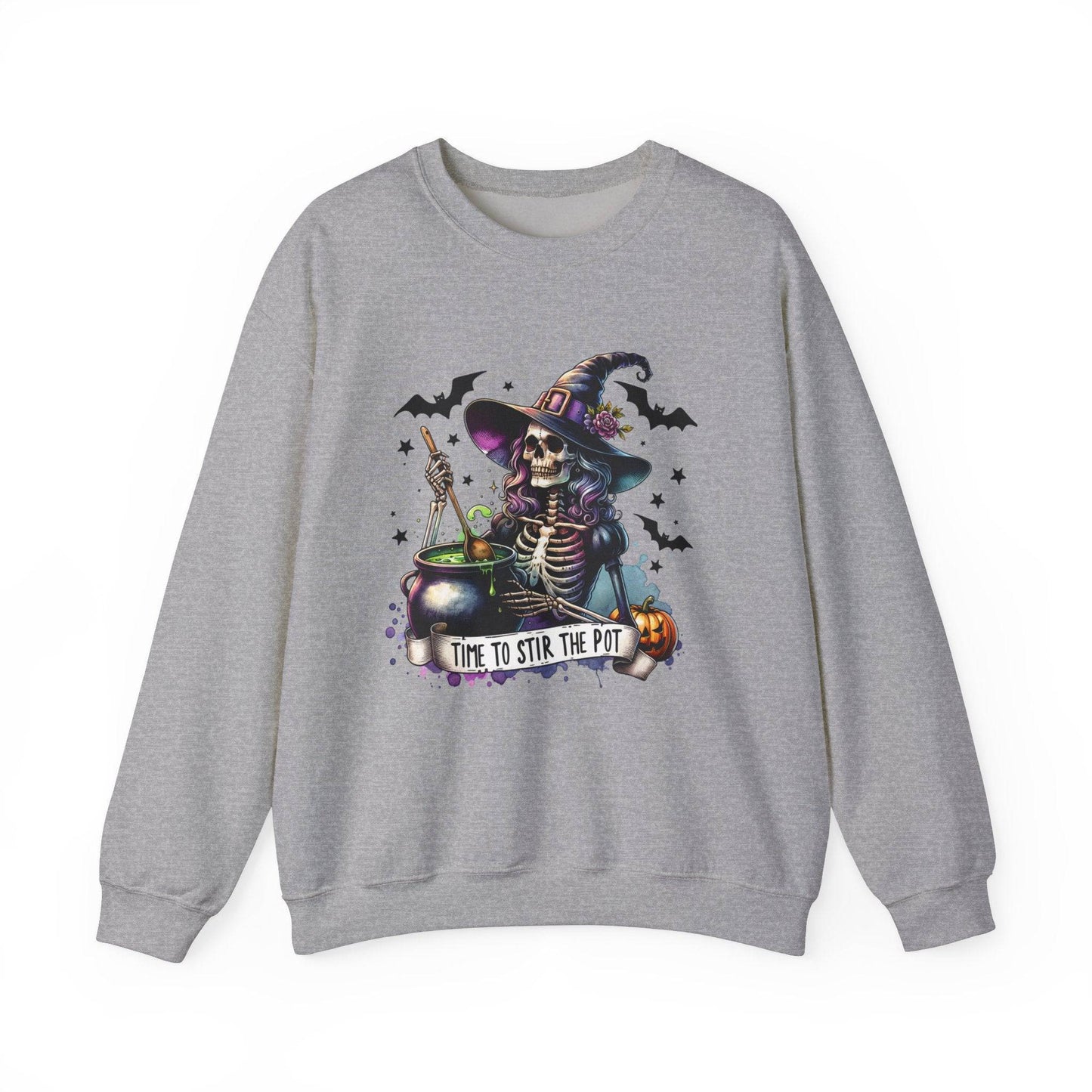 Time to Stir the Pot Halloween Sweatshirt - Goateez Style