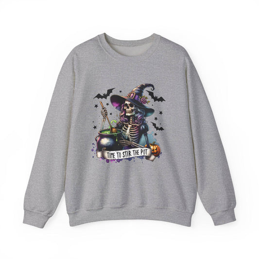 Time to Stir the Pot Halloween Sweatshirt - Goateez Style
