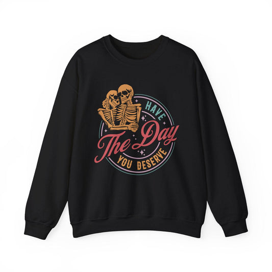 Stay Spooky Sweatshirt - Fun Halloween Smiley Design - Goateez Style