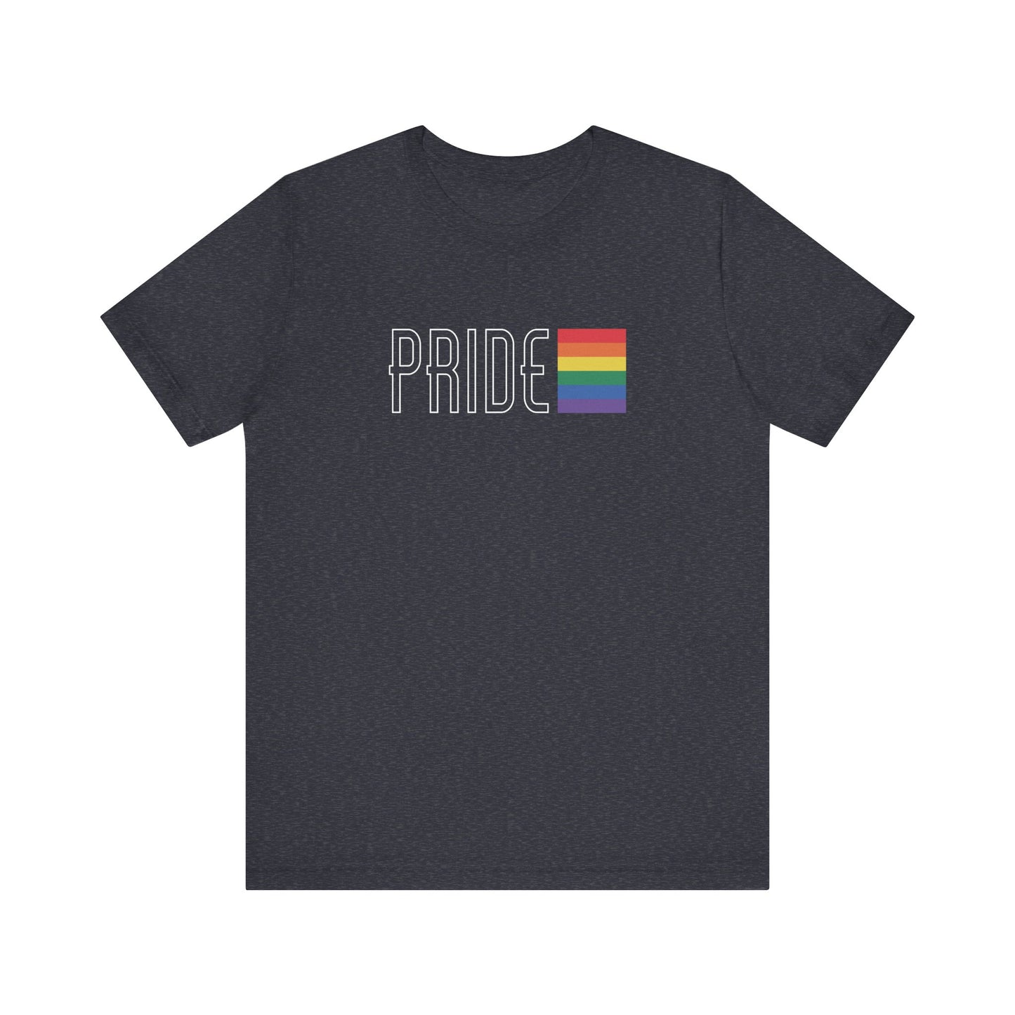 Minimalist PRIDE Rainbow Flag LGBTQ T-Shirt