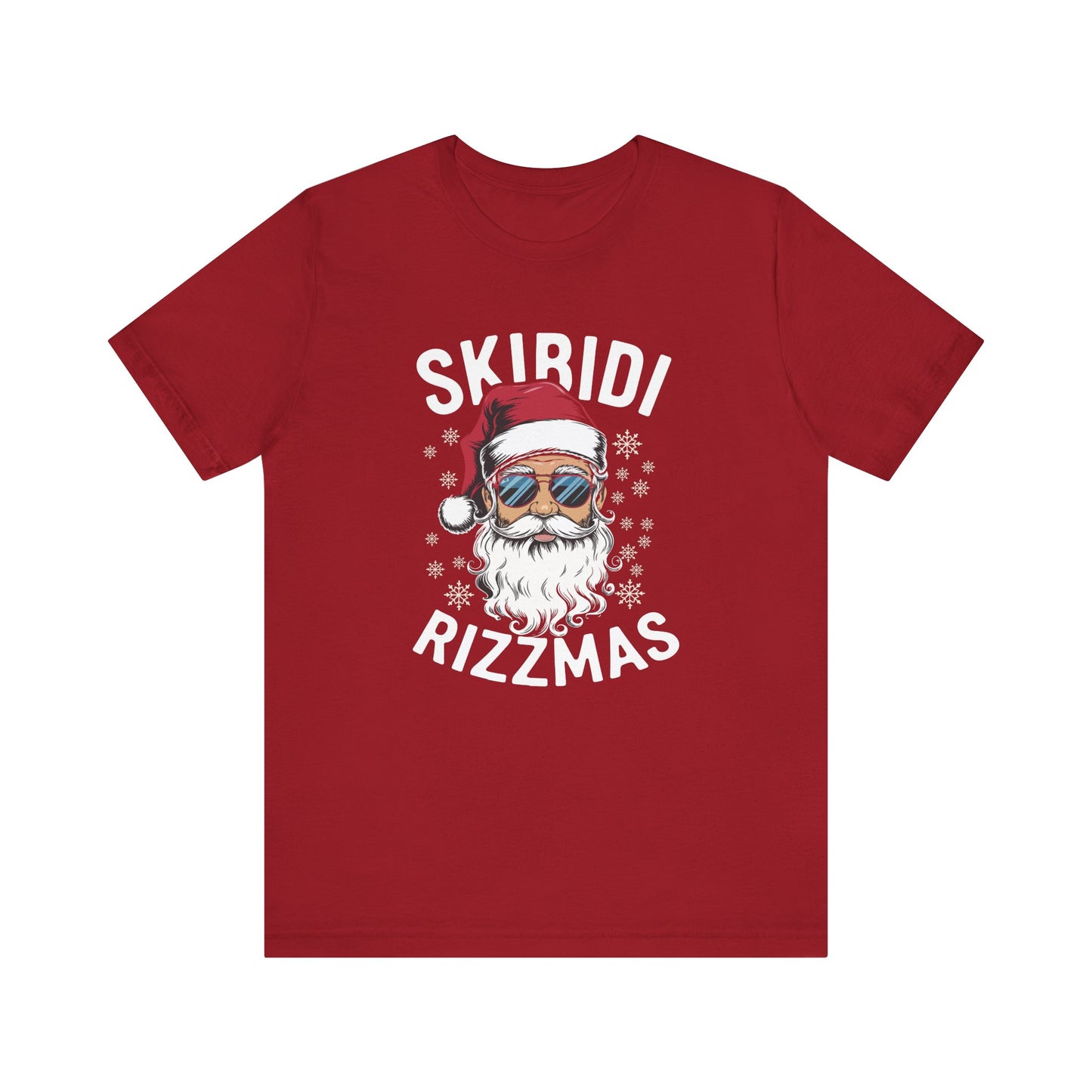 Skibidi Rizzmas T-Shirt - Funny Cool Santa Christmas Design - Goateez Style