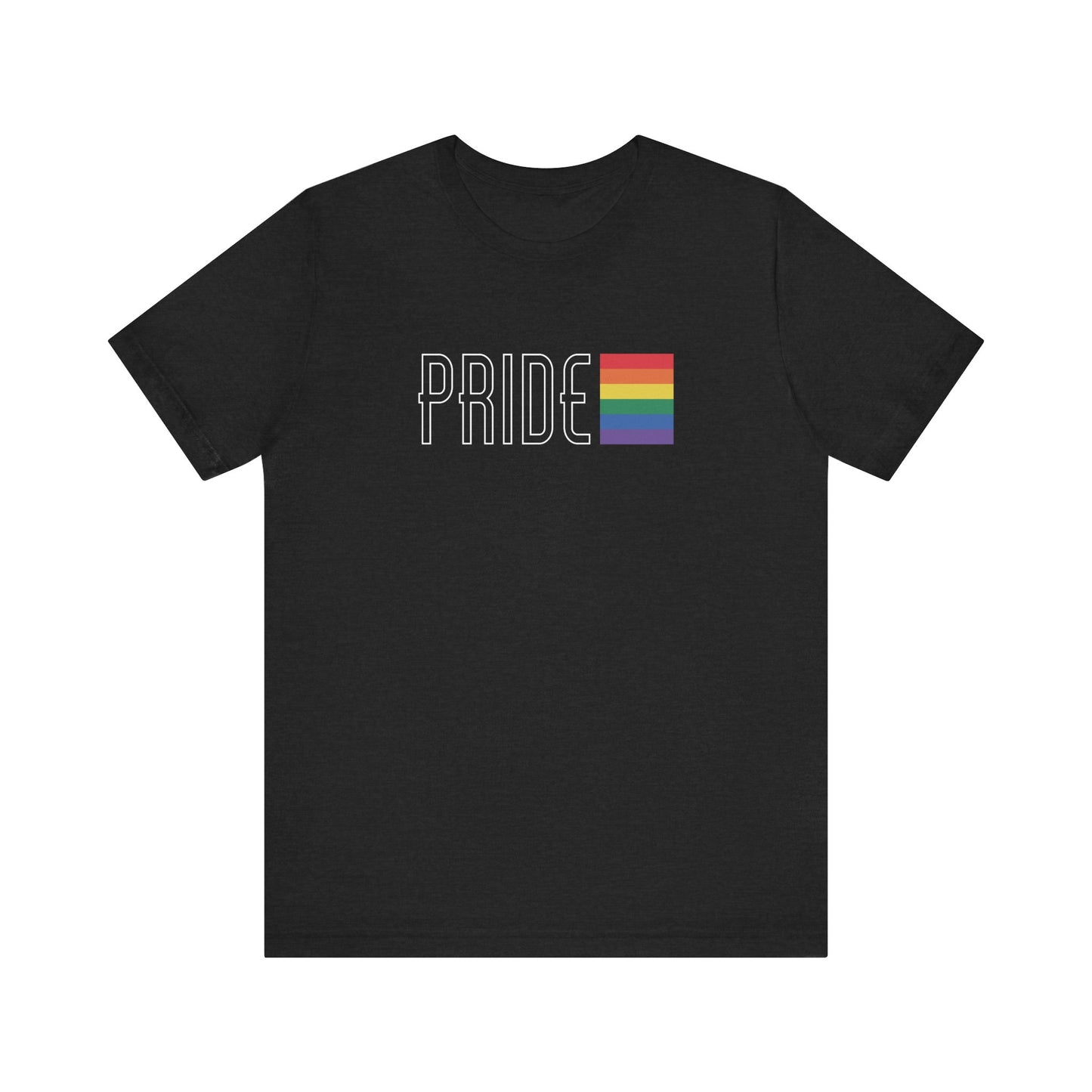 Minimalist PRIDE Rainbow Flag LGBTQ T-Shirt